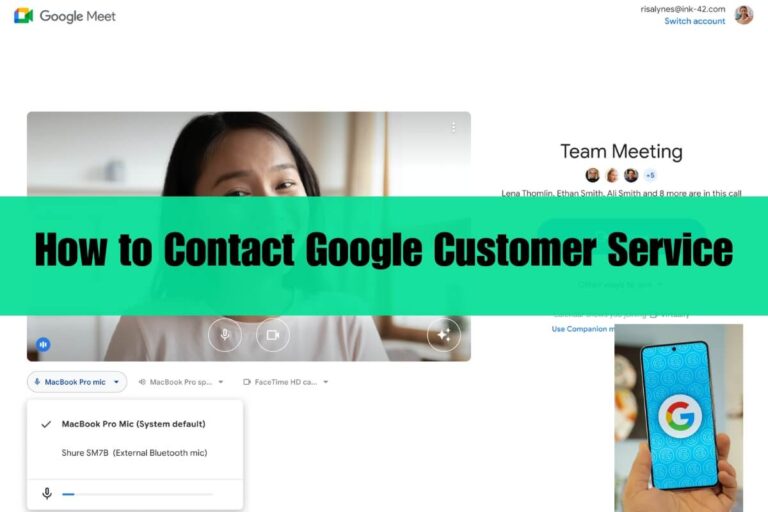 How to Contact Google Customer Service